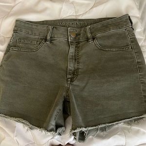 American Eagle Army Green Shorts